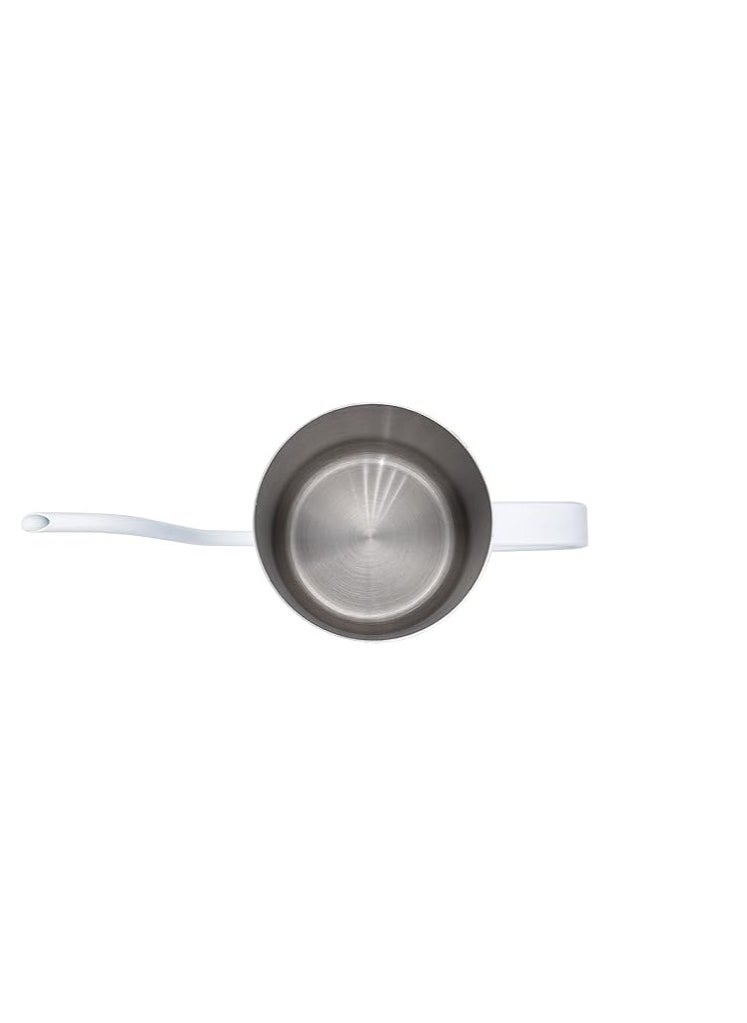 Generic Milk Frothing Pitcher Suitable for Decorating Latte Espresso (White 600ml)  - Image 4