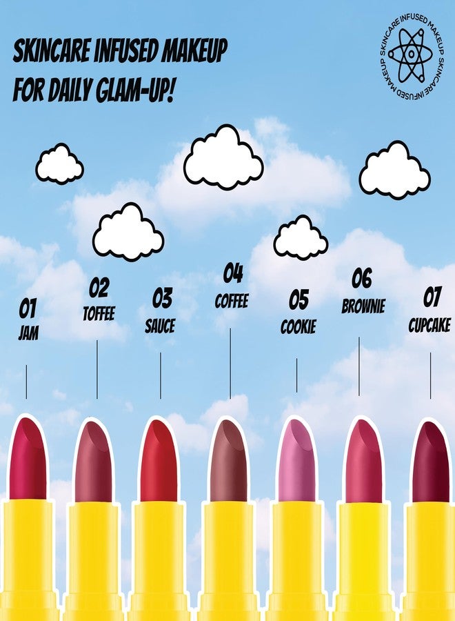 RENEE Everyday Matte Lipstick - Sauce, Lightweight, Intense Color Payoff with Creamy Matte Finish, Enriched with Vitamin C, Hyaluronic acid & SPF 30, Skincare Infused Makeup, 3 Gm - Image 3