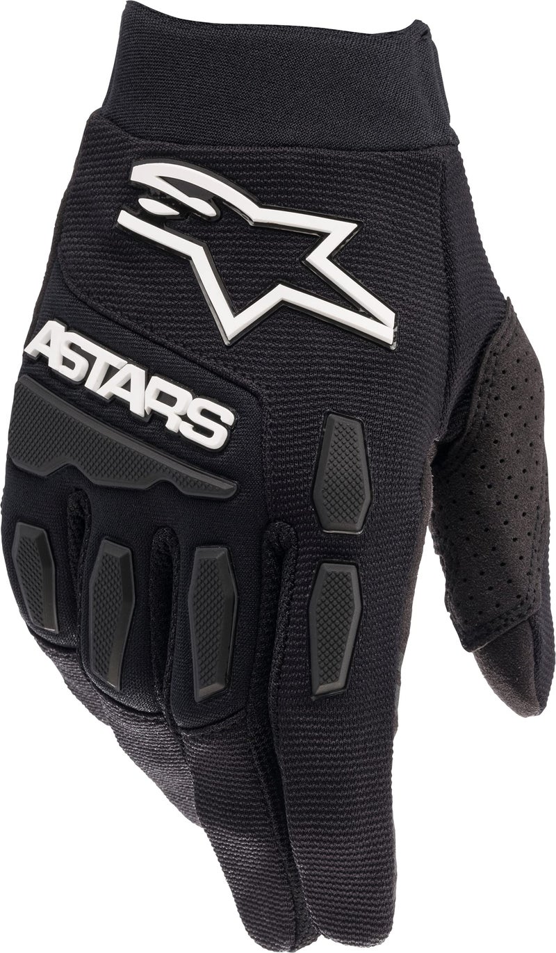 Alpinestars قفازات ألباينستارز فول بور سوداء/بيضاء مقاس Md (3563622-10-M) - Image 5