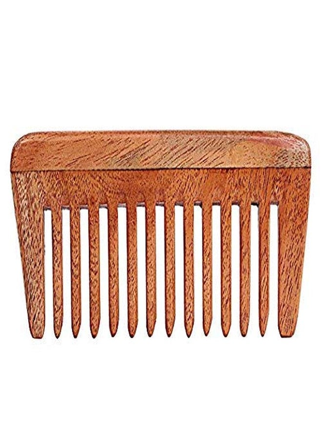 AATIRA Neem Comb Wooden Comb Wide Tooth Comb For Hair Growth Hair fall Dandruff Control Hair Straightening Frizz Control Comb for Men And Women - Image 5