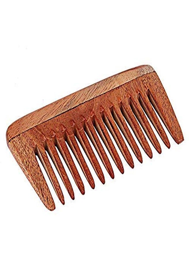 AATIRA Neem Comb Wooden Comb Wide Tooth Comb For Hair Growth Hair fall Dandruff Control Hair Straightening Frizz Control Comb for Men And Women - Image 4