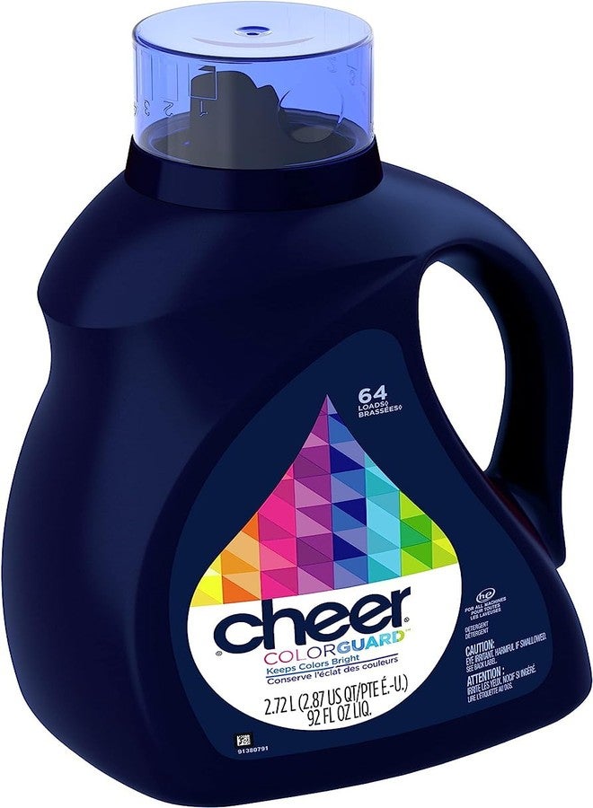 Cheer Liquid Laundry Detergent, 64 Loads, 92 fl oz, HE Compatible - Image 4