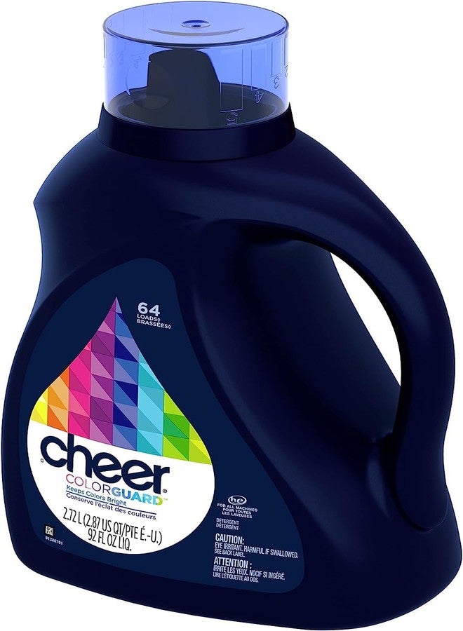 Cheer Liquid Laundry Detergent, 64 Loads, 92 fl oz, HE Compatible - Image 3