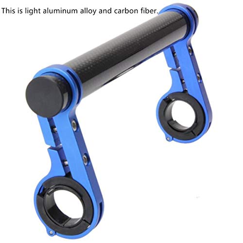 ESUPPORT Bike Handlebar Extender Extension Double Bracket for Holding Bicycle Speedometer GPS Phone Mount Holder Carbon Fiber - Image 3