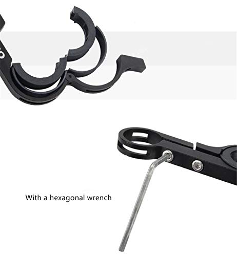 ESUPPORT Bike Handlebar Extender Extension Double Bracket for Holding Bicycle Speedometer GPS Phone Mount Holder Carbon Fiber - Image 4