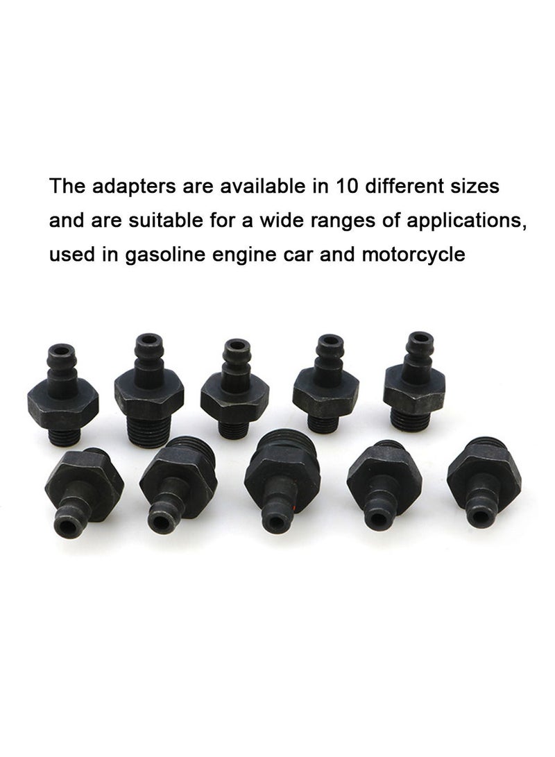 Generic Car Engine Automotive Pressure Gauge Test Detector Kit Auto Repairing Cylinder Pressure Tester Low Oil Warning Devices Diagnostic Tool 13pcs  - Image 5