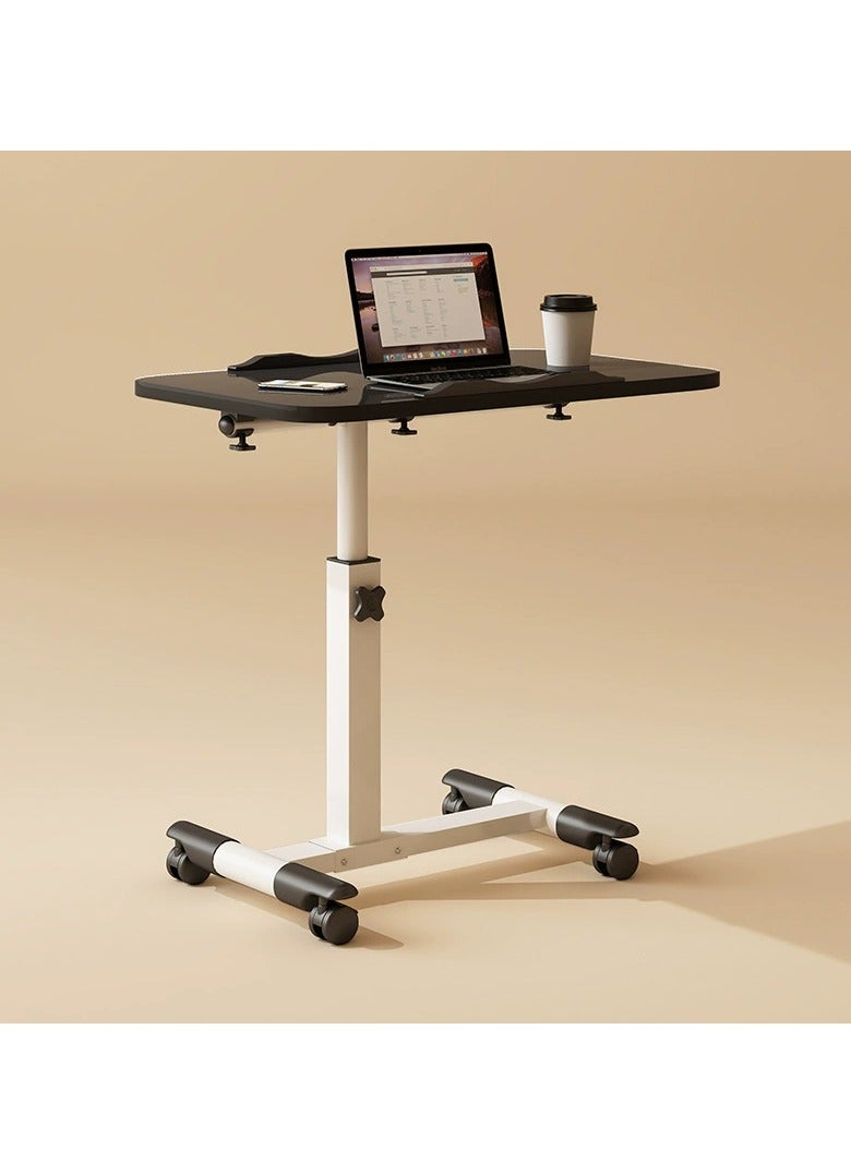 Y&D Lifting and Rotating Laptop Desk Adjustable Laptop Table Adjustable Standing Table With Wheels 60*40cm For Sofa Bedside Coffee Table  - Image 1