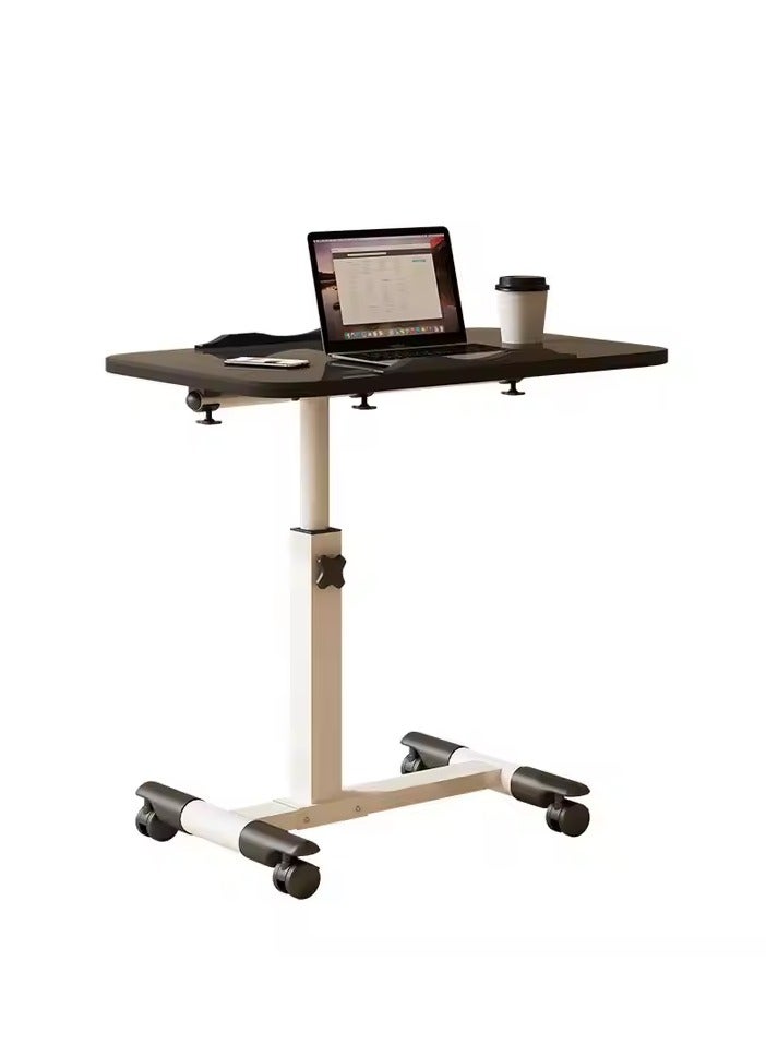 Y&D Lifting and Rotating Laptop Desk Adjustable Laptop Table Adjustable Standing Table With Wheels 60*40cm For Sofa Bedside Coffee Table  - Image 2