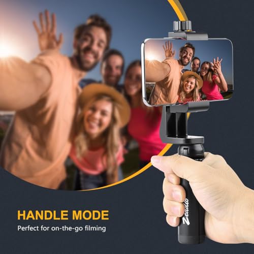 Zeadio Metal Mini Tripod, Desktop Tabletop Stand Compact Tripod for Smooth 4, Osmo Mobile, Vimble 2, Gimbal Handle Grip Stabilizer and All Cameras - Image 5
