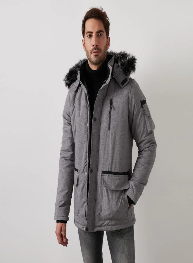 Buratti  Buratti Plush Lined Waterproof, Windproof, Cold-Resistant Slim Fit Jacket for Men - JACKET 5711051 for Men | Best Price UAE