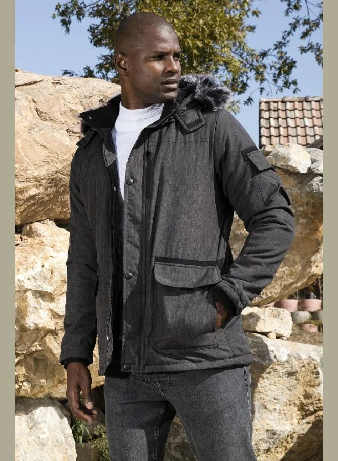 Buratti  Buratti Plush Lined Waterproof, Windproof, Cold-Resistant Slim Fit Jacket for Men - JACKET 5711051 for Men | Best Price UAE