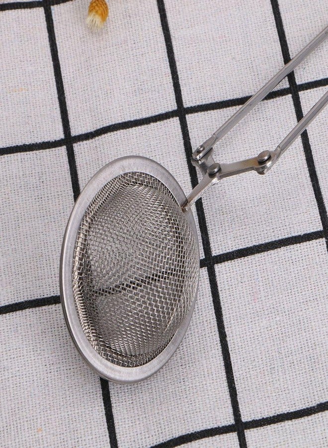 GANPUB Silver Mesh Strainer Snap Ball Loose Leaf Tea Infuser Stainless Steel Secure Locking Tea Filter Tea Strainers and Filters - Image 3