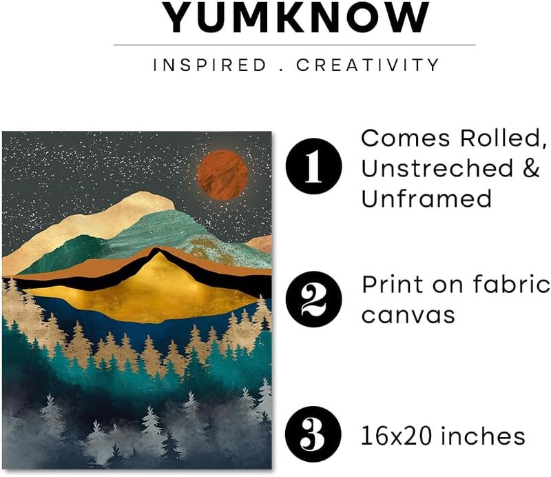 YUMKNOW Mountain Wall Art - Image 2