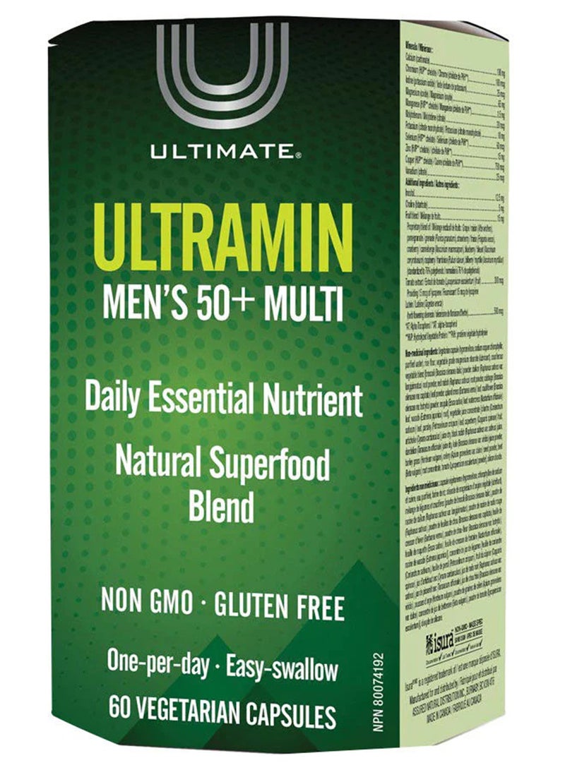 Ultramin Men's 50+ Multi Capsules 60's