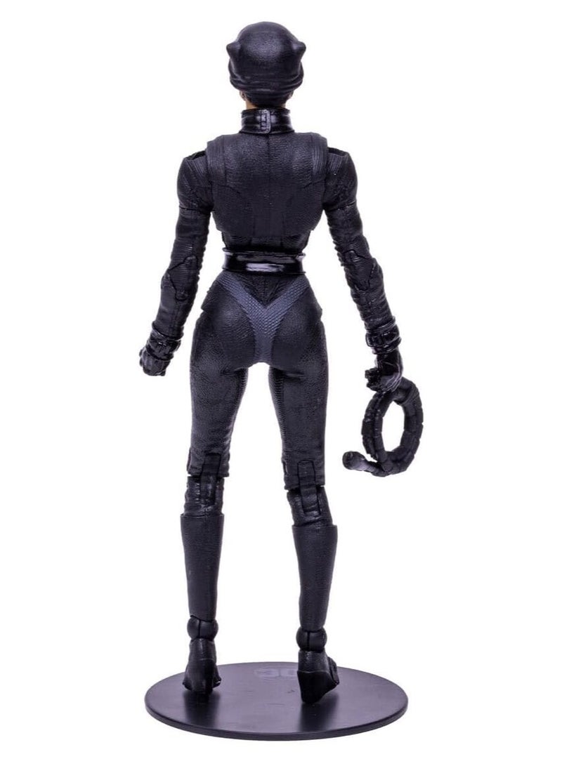 McFarlane Toys- DC Batman Catwoman Unmasked 7-Inch Action Figure with, Collectible DC Batman Movie Figure with Stand Base and Unique - Image 5
