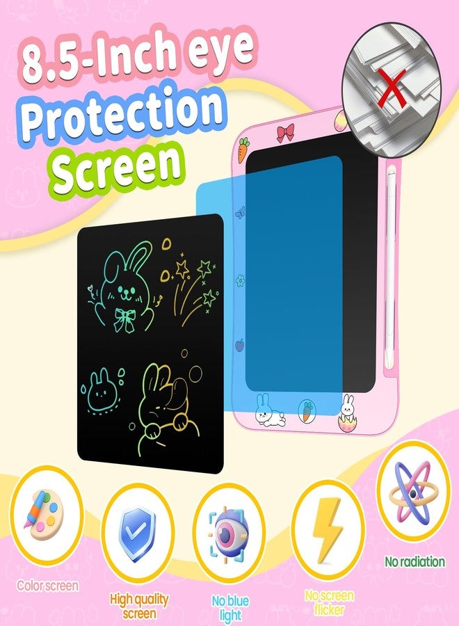 Genialba Easter Basket Stuffer Genialba LCD Writing Tablet for Kids, Colorful Screen Drawing Board for 3-7 Year Old Boys & Girls - Educational Toys Easter Gifts for Kids (Rabbit) - Image 4