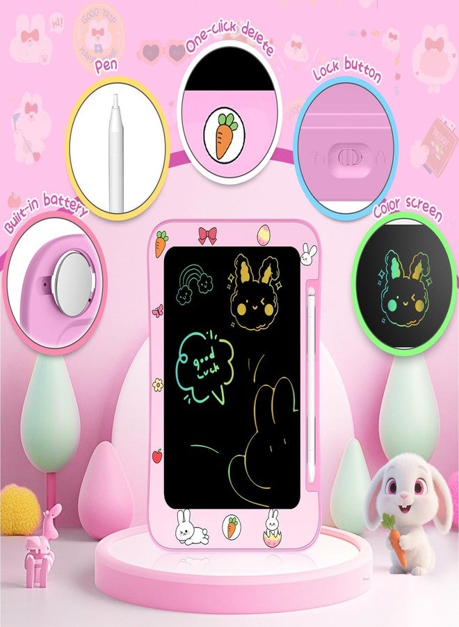 Genialba Easter Basket Stuffer Genialba LCD Writing Tablet for Kids, Colorful Screen Drawing Board for 3-7 Year Old Boys & Girls - Educational Toys Easter Gifts for Kids (Rabbit) - Image 2