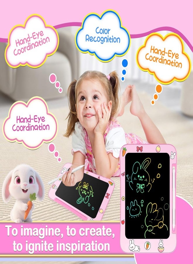 Genialba Easter Basket Stuffer Genialba LCD Writing Tablet for Kids, Colorful Screen Drawing Board for 3-7 Year Old Boys & Girls - Educational Toys Easter Gifts for Kids (Rabbit) - Image 3