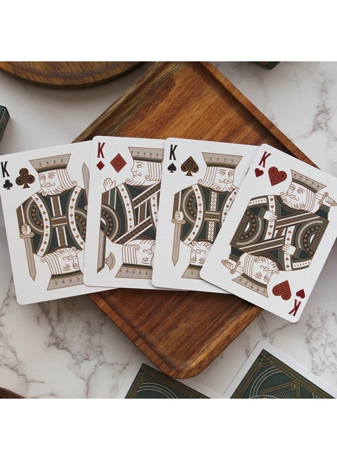 Bicycle Byzantine Playing Cards, Silver and Gold Foil, 1 Deck - Image 5