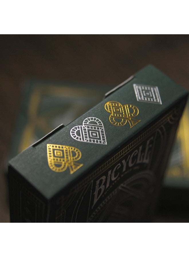 Bicycle Byzantine Playing Cards, Silver and Gold Foil, 1 Deck - Image 4