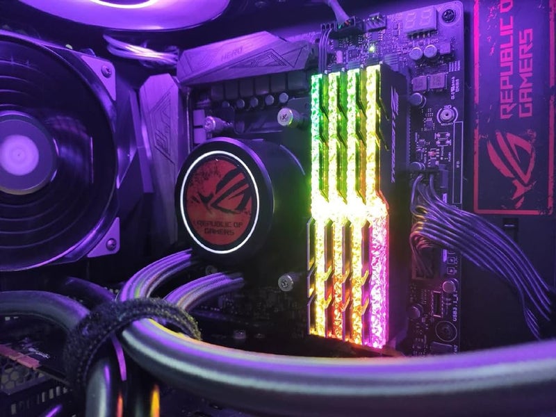 Hokeyio Memory RAM Light Guide Bar for G Skill Trident Z5 RGB DDR5 | Change to Trindet Z Royal Series Lighting Effects | Improve Light Transmittance | Upgrade Kit (2 PCS) - Image 3