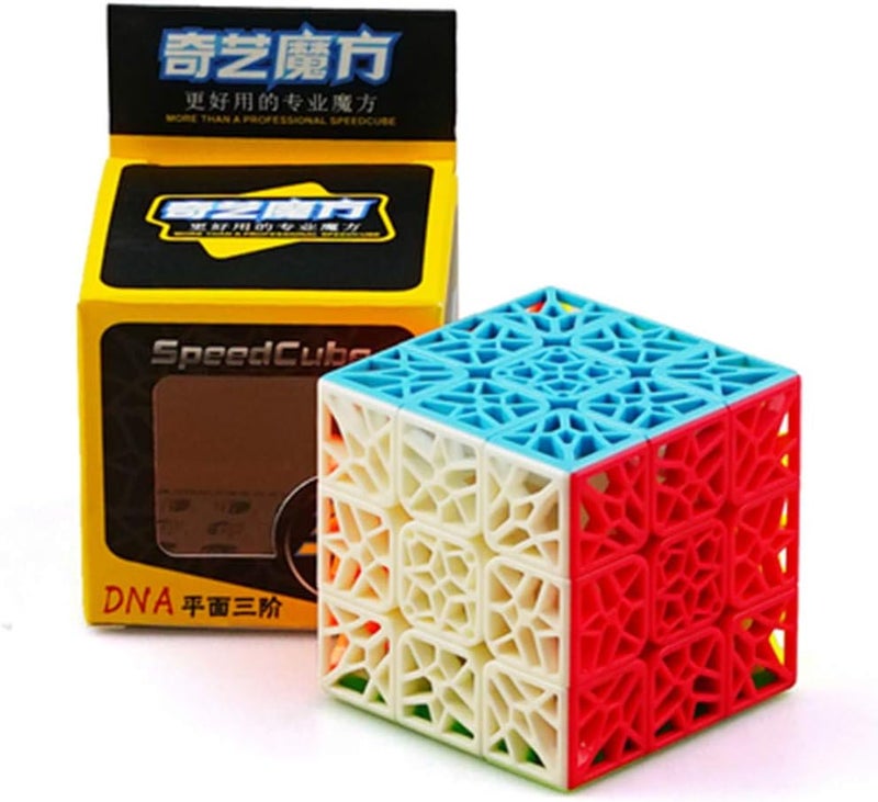 CuberSpeed QiYi DNA Cube 3x3 Stickerless Speed Cube Puzzle DNA 3x3x3 Stickerless Cube - Image 1