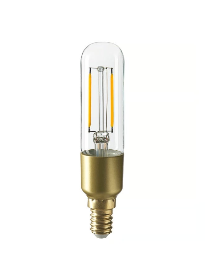 لونوم مصباح LED قابل للتعتيم قاعدة E14، ٢٠٠ لومن، أنبوبي بزجاج شفاف - Image 1