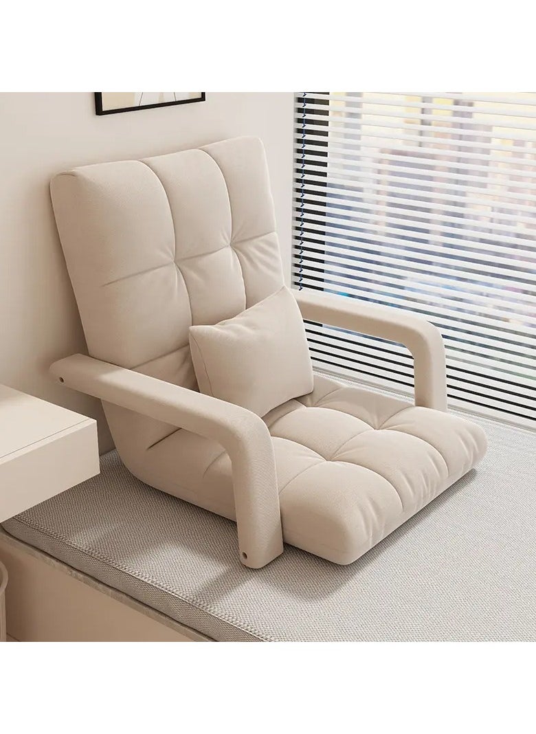 Chaise Lounge Sofa, 5 Angle Adjustment Recliner Chair With Armrests, Folding Floor Lounger With Pillow For Living Room Office - pzsku/ZFDDC083BA26229787B1FZ/45/_/1730789432/c3478cdc-a51f-4007-81b1-8de5168d1dd1