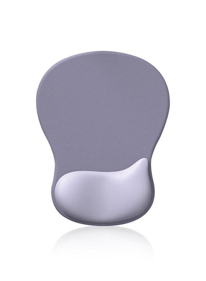 Mouse Pad with Wrist Rest, Comfortable Mouse Mat with Non-Slip Base, Soft Gel Fabric, High Resilience, Ideal for Long Typing or Gaming to Reduce Fatigue - Image 1