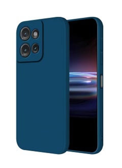 Houmt Motorola Edge 50 Case Cover Soft Silicone with Inner Velvet Fabric Lining Cushion Case Shockproof Camera Protection Back Cover for Motorola Edge 50 6.7-inch  - Image 1