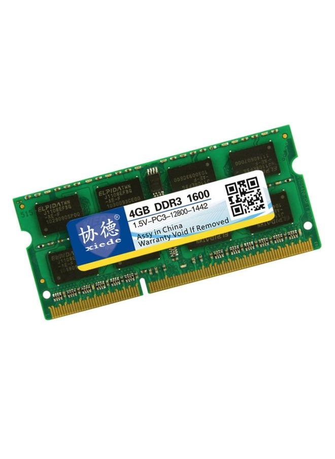 BURAQ - XIEDE X046 DDR3 NB 1600 Full Compatibility Notebook RAMs, Memory Capacity: 4GB - Image 1