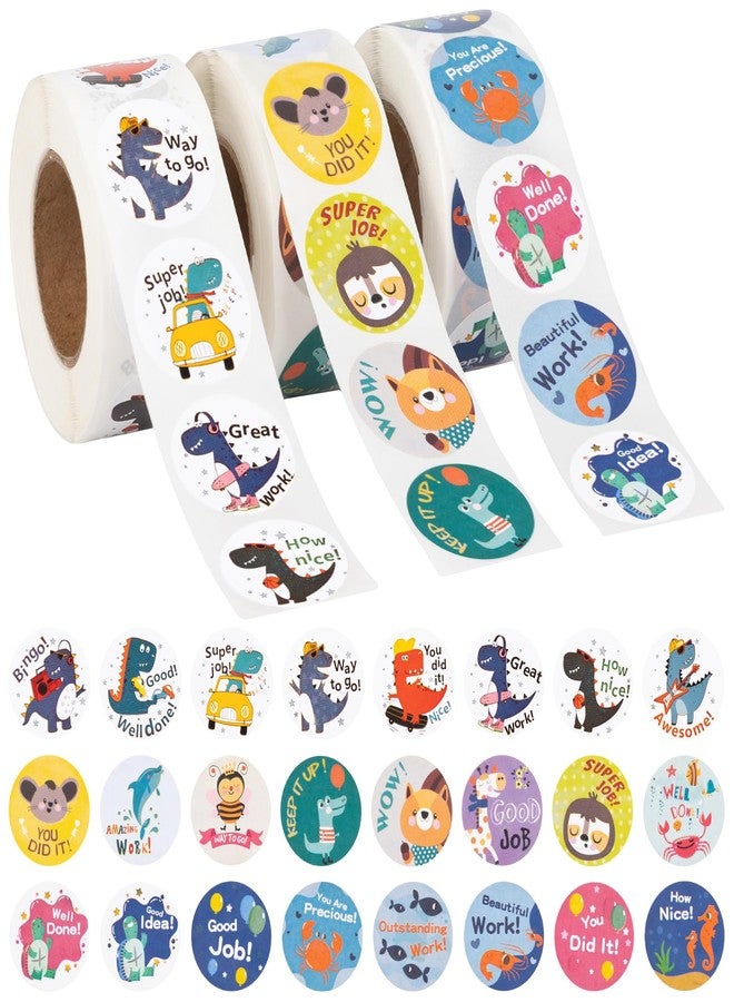 Avsty 1500PCS Teacher Stickers, Motivational Stickers for Kids, Reward Stickers for Classroom Supplies, Incenttives Stickers for Students, Potty Training Stickers for School - Image 1