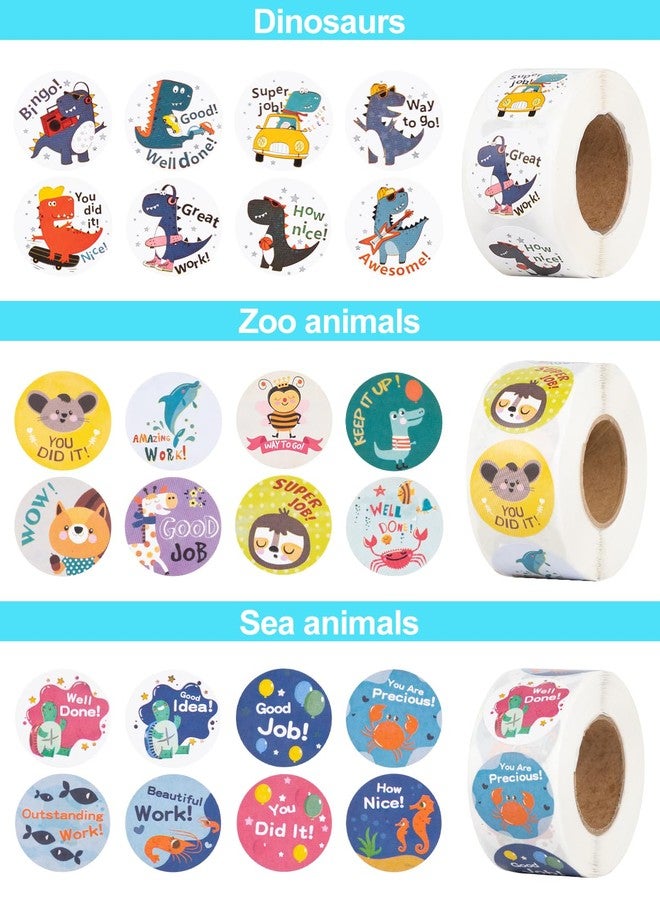 Avsty 1500PCS Teacher Stickers, Motivational Stickers for Kids, Reward Stickers for Classroom Supplies, Incenttives Stickers for Students, Potty Training Stickers for School - Image 2
