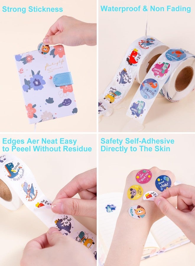 Avsty 1500PCS Teacher Stickers, Motivational Stickers for Kids, Reward Stickers for Classroom Supplies, Incenttives Stickers for Students, Potty Training Stickers for School - Image 3