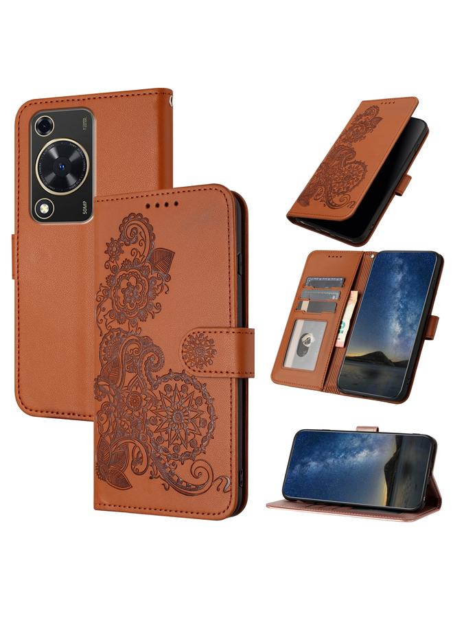 S-TOP Case For Huawei Enjoy 70 Datura Flower Embossed Flip Leather Phone Case - Image 1