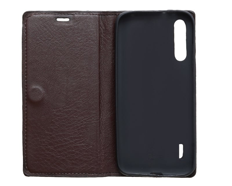 Leather Flip Mobile Phone Case for Xiaomi Mi A3 - Brown - Image 2