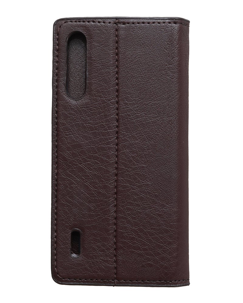 Leather Flip Mobile Phone Case for Xiaomi Mi A3 - Brown - Image 3