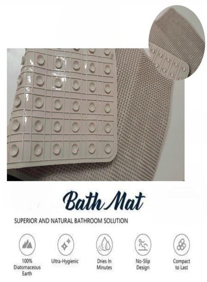 Swejos Extra Large Silicone Acupressure Bath Mat Anti-Cold, Non-Slip Bathtub Mat Multipurpose with Suction Cups, Drain Holes Shower Foot Massage Scrubber Mat (74 x 44 CM) - Image 4