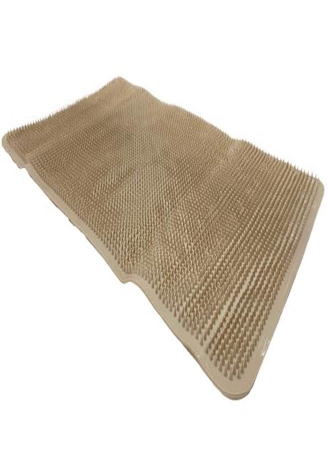 Swejos Extra Large Silicone Acupressure Bath Mat Anti-Cold, Non-Slip Bathtub Mat Multipurpose with Suction Cups, Drain Holes Shower Foot Massage Scrubber Mat (74 x 44 CM) - Image 1