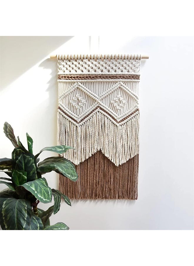 Antikiano Macrame Wall Hanging & Wall Decor.New Bohemian Style 71x40 cm  - Image 1