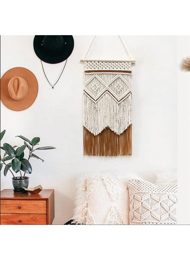 Antikiano Macrame Wall Hanging & Wall Decor.New Bohemian Style 71x40 cm  - Image 3