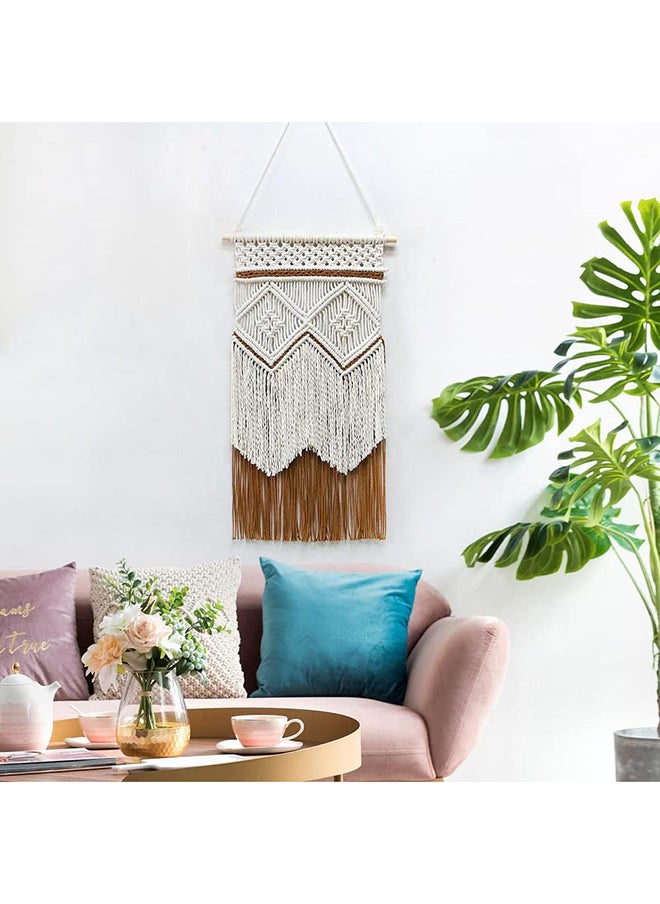 Antikiano Macrame Wall Hanging & Wall Decor.New Bohemian Style 71x40 cm  - Image 4