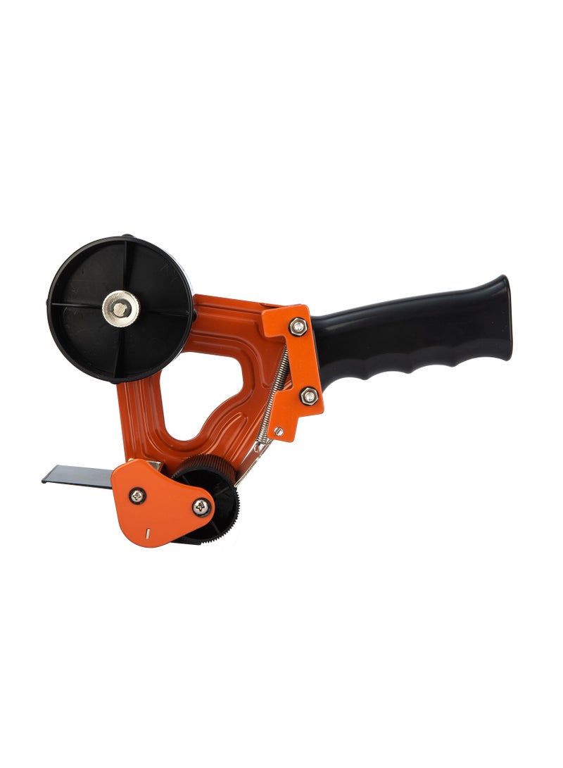 Deli E800 Heavy-Duty Metal Tape Dispenser – 3-Inch Core, Black & Red, Industrial Strength for Shipping, Moving & Warehouse Packaging (1PCS/Box) - Image 2