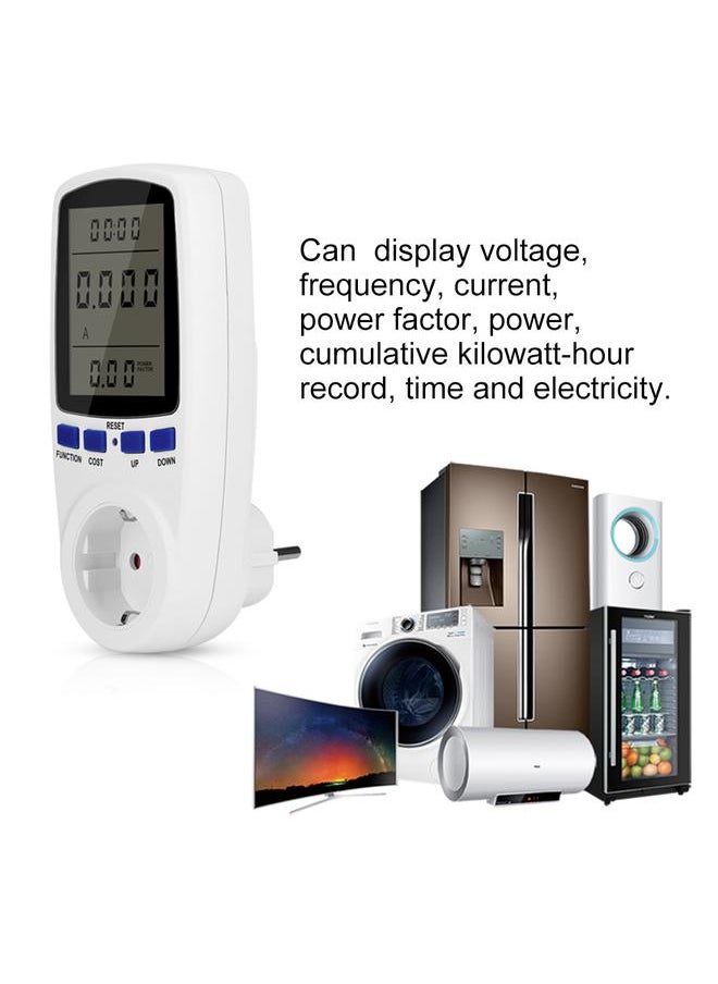 Thoraya LCD Digital Display Watt Current Voltage Electricity Monitor Analyzer  - Image 5