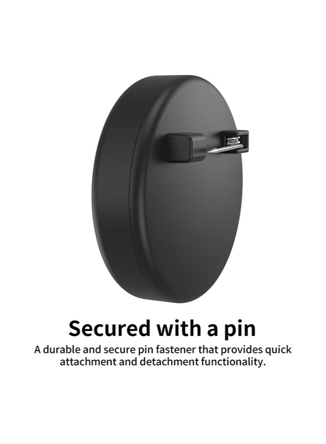 HL-Tech 4 Pack AirTag Holder for Kids, IPX8 Waterproof - Convertible as Bracelet, Hidden Case for Apple Air Tag Brooch Pin Portable Than Bracelet, Necklace, Watch Band, Wristband Tags Accessories for Boys Girls Seniors - Image 4