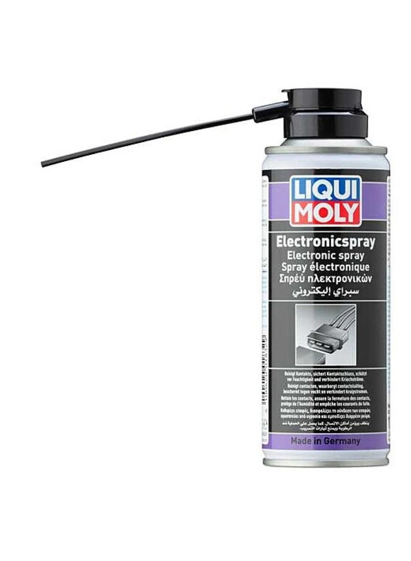Electrical Parts Cleaner - Liqui Moly Electronics Spray (200ml Spray Can)