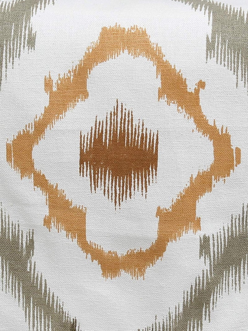 Dekor World 3 Ikat Printed Peach Table Runner (33x240cm) (Pack of 1)-8 Seater Dinning & Center Table - Image 4