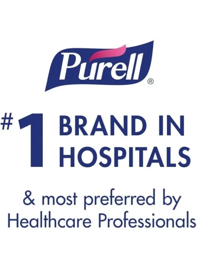 PURELL LTX-12 Dispenser Floor Stand, Chrome and Black Stand with PURELL LTX-12 Hand Sanitizer Dispenser - Image 2