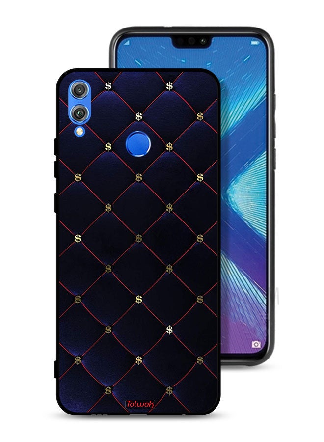Tolwak غطاء حماية لهاتف هونر 8X مع دبابيس الدولار - Image 1