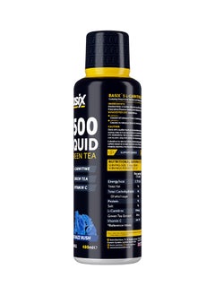 Basix 3500 Lcarnitine And Green Tea Blue Raz Rush 64 Serving 480 Ml  - Image 3